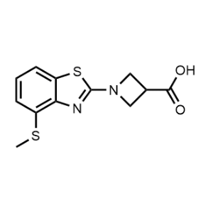 1-(4-(Methylthio)benzo[d]thiazol-2-yl)azetidine-3-carboxylic acid|CS-0303850