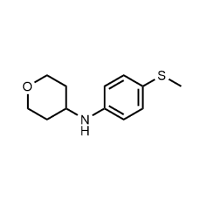 N-(4-(Methylthio)phenyl)tetrahydro-2H-pyran-4-amine|CS-0303900