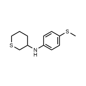 N-(4-(Methylthio)phenyl)tetrahydro-2H-thiopyran-3-amine|CS-0303902