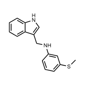 N-((1H-Indol-3-yl)methyl)-3-(methylthio)aniline|CS-0303907