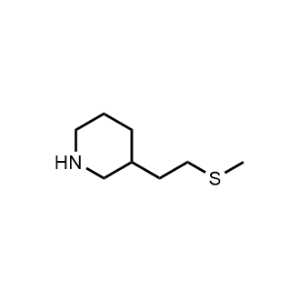 3-(2-(Methylthio)ethyl)piperidine|CS-0303968