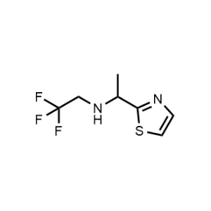 2,2,2-Trifluoro-N-(1-(thiazol-2-yl)ethyl)ethan-1-amine|CS-0304203