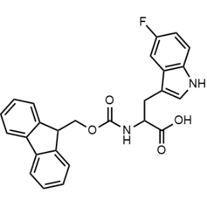 2-((((9h-Fluoren-9-yl)methoxy)carbonyl)amino)-3-(5-fluoro-1h-indol-3-yl)propanoic acid|CS-0304325