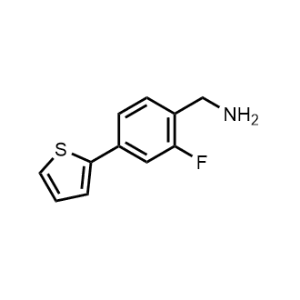 (2-Fluoro-4-(thiophen-2-yl)phenyl)methanamine|CS-0304373