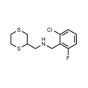 N-((1,4-Dithian-2-yl)methyl)-1-(2-chloro-6-fluorophenyl)methanamine|CS-0304378