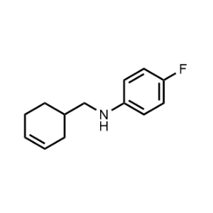 N-(Cyclohex-3-en-1-ylmethyl)-4-fluoroaniline|CS-0304614