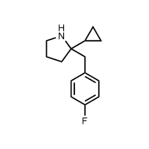 2-Cyclopropyl-2-(4-fluorobenzyl)pyrrolidine|CS-0304662