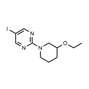 2-(3-Ethoxypiperidin-1-yl)-5-iodopyrimidine|CS-0304954