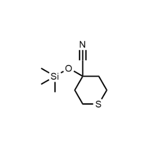 4-((Trimethylsilyl)oxy)tetrahydro-2h-thiopyran-4-carbonitrile|CS-0305120