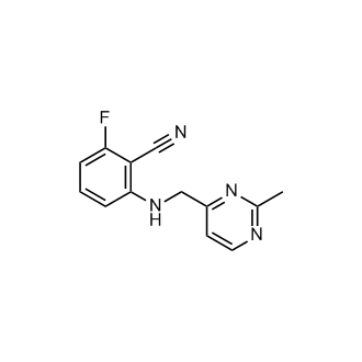 2-Fluoro-6-(((2-methylpyrimidin-4-yl)methyl)amino)benzonitrile|CS-0305219