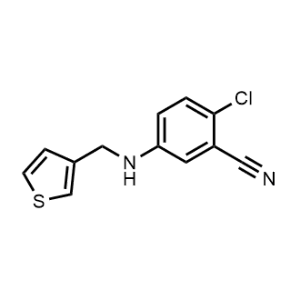 2-Chloro-5-((thiophen-3-ylmethyl)amino)benzonitrile|CS-0305271