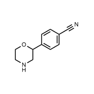 4-(Morpholin-2-yl)benzonitrile|CS-0305312