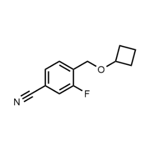 4-(Cyclobutoxymethyl)-3-fluorobenzonitrile|CS-0305347