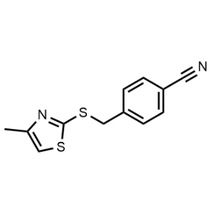 4-(((4-Methylthiazol-2-yl)thio)methyl)benzonitrile|CS-0305348