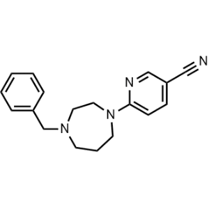 6-(4-Benzyl-1,4-diazepan-1-yl)nicotinonitrile|CS-0305368