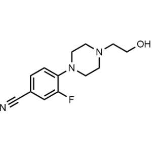 3-Fluoro-4-(4-(2-hydroxyethyl)piperazin-1-yl)benzonitrile|CS-0305369