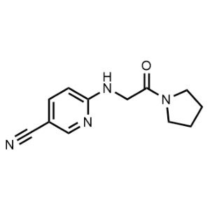 6-((2-Oxo-2-(pyrrolidin-1-yl)ethyl)amino)nicotinonitrile|CS-0305385