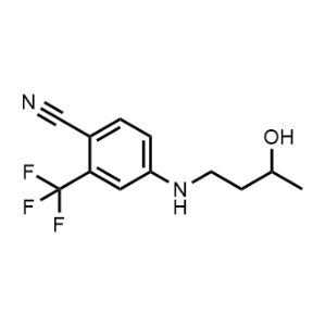 4-((3-Hydroxybutyl)amino)-2-(trifluoromethyl)benzonitrile|CS-0305398