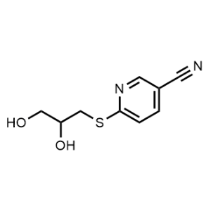 6-((2,3-Dihydroxypropyl)thio)nicotinonitrile|CS-0305444