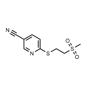 6-((2-(Methylsulfonyl)ethyl)thio)nicotinonitrile|CS-0305446