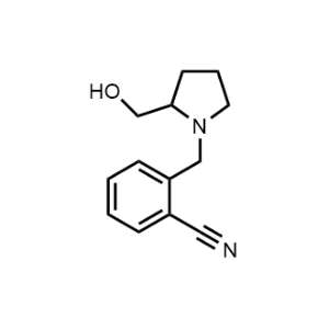 2-((2-(Hydroxymethyl)pyrrolidin-1-yl)methyl)benzonitrile|CS-0305538