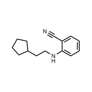 2-((2-Cyclopentylethyl)amino)benzonitrile|CS-0305547