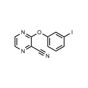 3-(3-Iodophenoxy)pyrazine-2-carbonitrile|CS-0305592