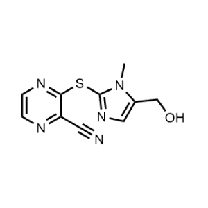 3-((5-(Hydroxymethyl)-1-methyl-1h-imidazol-2-yl)thio)pyrazine-2-carbonitrile|CS-0305593
