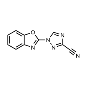 1-(Benzo[d]oxazol-2-yl)-1h-1,2,4-triazole-3-carbonitrile|CS-0305598