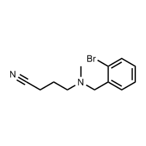 4-((2-Bromobenzyl)(methyl)amino)butanenitrile|CS-0305793