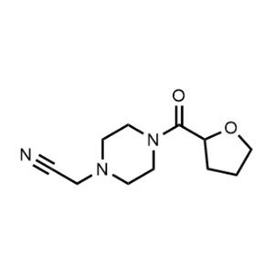 2-(4-(Tetrahydrofuran-2-carbonyl)piperazin-1-yl)acetonitrile|CS-0305857