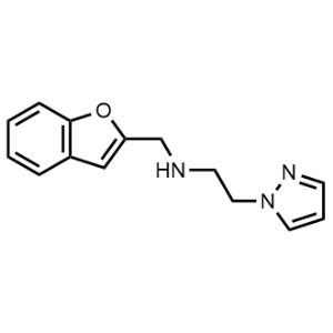 N-(Benzofuran-2-ylmethyl)-2-(1H-pyrazol-1-yl)ethan-1-amine|CS-0306220