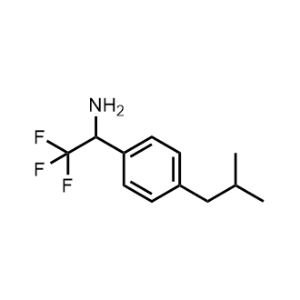 2,2,2-Trifluoro-1-(4-isobutylphenyl)ethan-1-amine|CS-0306346