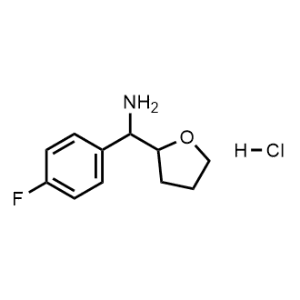 (4-Fluorophenyl)(tetrahydrofuran-2-yl)methanamine hydrochloride|CS-0306372