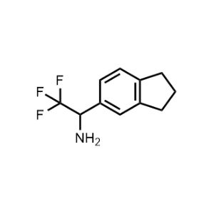 1-(2,3-Dihydro-1h-inden-5-yl)-2,2,2-trifluoroethan-1-amine|CS-0306444