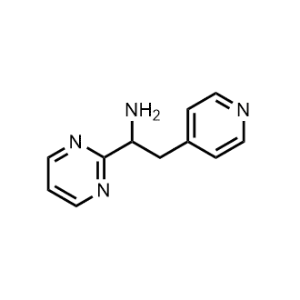 2-(Pyridin-4-yl)-1-(pyrimidin-2-yl)ethan-1-amine|CS-0306477