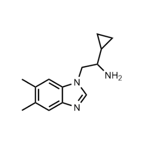 1-Cyclopropyl-2-(5,6-dimethyl-1h-benzo[d]imidazol-1-yl)ethan-1-amine|CS-0306508