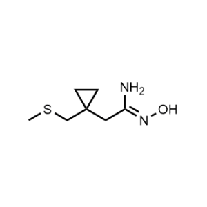N'-Hydroxy-2-(1-((methylthio)methyl)cyclopropyl)acetimidamide|CS-0306575