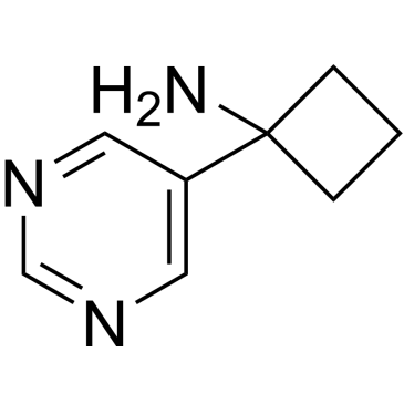 1-(Pyrimidin-5-yl)cyclobutan-1-amine|CS-0306824