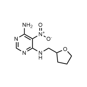 5-Nitro-n4-((tetrahydrofuran-2-yl)methyl)pyrimidine-4,6-diamine|CS-0306978