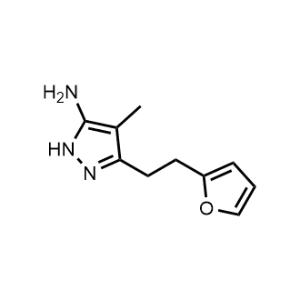 3-(2-(Furan-2-yl)ethyl)-4-methyl-1h-pyrazol-5-amine|CS-0307096