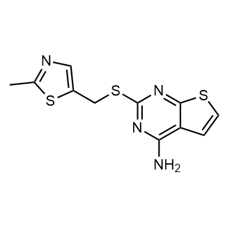 2-(((2-Methylthiazol-5-yl)methyl)thio)thieno[2,3-d]pyrimidin-4-amine|CS-0307194