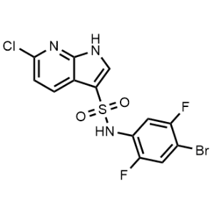 N-(4-Bromo-2,5-difluoro-phenyl)-6-chloro-1H-pyrrolo[2,3-b]pyridine-3-sulfonamide|CS-0310198