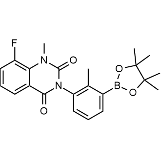 (3S)-8-fLuoro-1-methyl-3-[2-methyl-3-(4,4,5,5-tetramethyl-1,3,2-dioxaborolan-2-yl)phenyl]-2,4(1h,3h)-quinazolinedione|CS-0310207