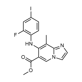 Methyl7-(2-fluoro-4-iodo-anilino)-8-methyl-imidazo[1,2-a]pyridine-6-carboxylate|CS-0310220