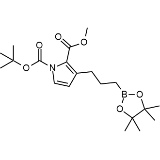 1-tert-Butyl 2-methyl 3-(3-(4,4,5,5-tetramethyl-1,3,2-dioxaborolan-2-yl)propyl)-1H-pyrrole-1,2-dicarboxylate|CS-0310730