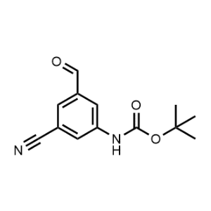 tert-Butyl (3-cyano-5-formylphenyl)carbamate|CS-0310942