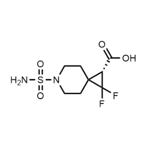 (R)-2,2-Difluoro-6-sulfamoyl-6-azaspiro[2.5]octane-1-carboxylic acid|CS-0311109