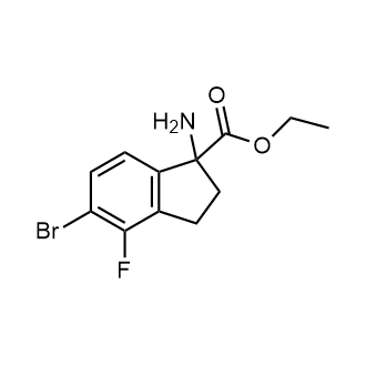 Ethyl 1-amino-5-bromo-4-fluoro-2,3-dihydro-1H-indene-1-carboxylate|CS-0311309
