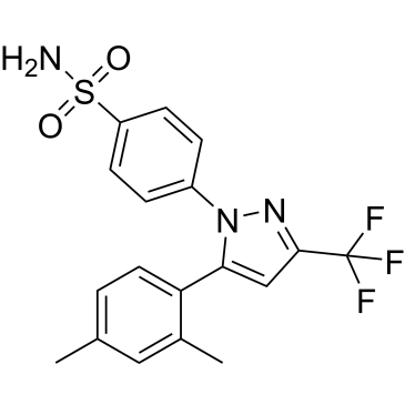 4-(5-(2,4-Dimethylphenyl)-3-(trifluoromethyl)-1H-pyrazol-1-yl)benzenesulfonamide Celecoxib Impurity|CS-0311348